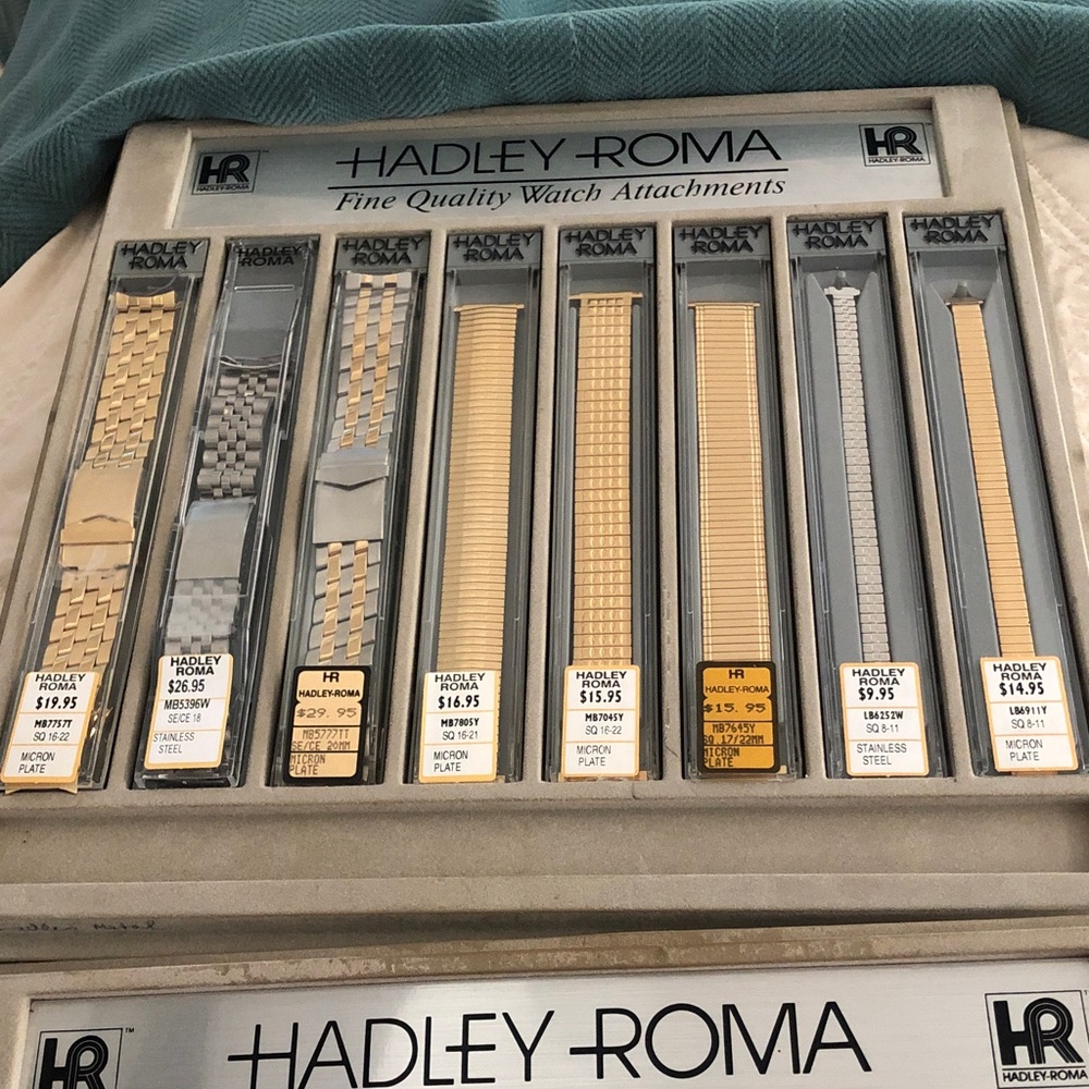 Two-Tone Gold and Silver Watch Bands